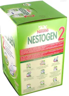Nestle Nestogen 2 Dry Milk Mix with Prebiotics for Children from 6 Months 2x350g — photo 2