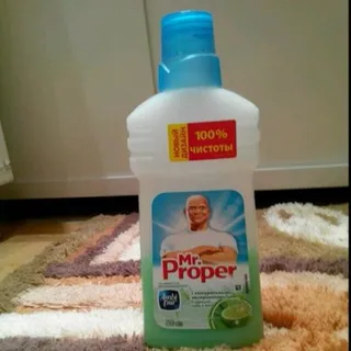 Mr. Proper floor and wall cleaner, invigorating lime and mint 500ml — photo 4