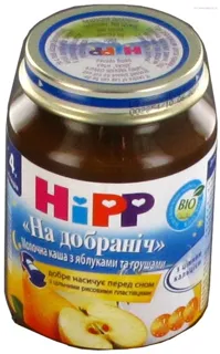 Hipp Good Night Milk Porridge with Apples and Pears 190g x2 — photo 2
