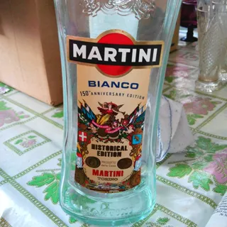Martini Bianco vermouth 15% 1L glass bottle — photo 8