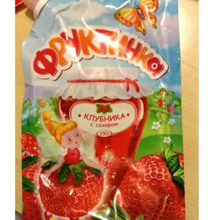 Fruktinka Dessert Strawberry Sugar 250g — photo 4