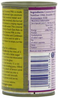 Blue Dragon Coconut Milk Mini Cans 165 ml (pack of 12) — photo 5