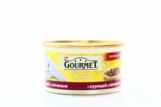 Friskies Cat Food Chunks in Sauce Chicken, Heart, Liver Hermet Gold 24*85g — photo 6