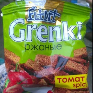 Flint Rye Croutons Tomato Spicy 80g — photo 6