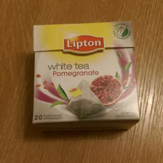 Чай Lipton білий Гранатові корки 20 пакетів — фото 6