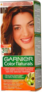 Garnier Color Naturals Hair Dye 6.34 Caramel — photo 4