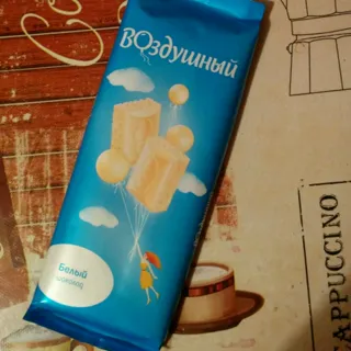 Vozdushnyi White Porous Chocolate, 95 g — photo 4