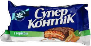 Konti Super-kontik Nut Cookies in Milk Glaze 100g pack — photo 5