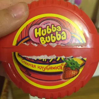Hubba Bubba Chewing Gum (Strawberry, unwrapped) RF — photo 8