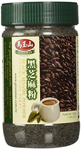 Greenmax чорний порошок сезам 14oz / * пляшки (1 шт.)