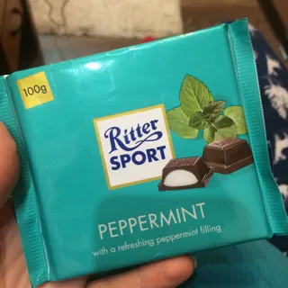 RITTERSPORT Dark Cream-Mint, 100g — photo 15