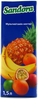 Sandora Multivitamin Nectar Tetra Pak 1.5L — photo 4