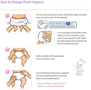 Merries Large Baby Diapers 12-22kg 38pcs — photo 6