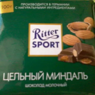 Ritter Sport Milk Chocolate with Whole Almonds 100g — photo 5