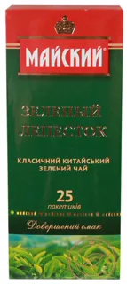 Maiskyi Green Tea Green Petal Chinese 25 Bags — photo 2