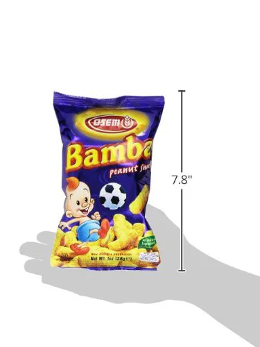 Osem Bamba Snack, Peanut, 1 oz (24 pack)