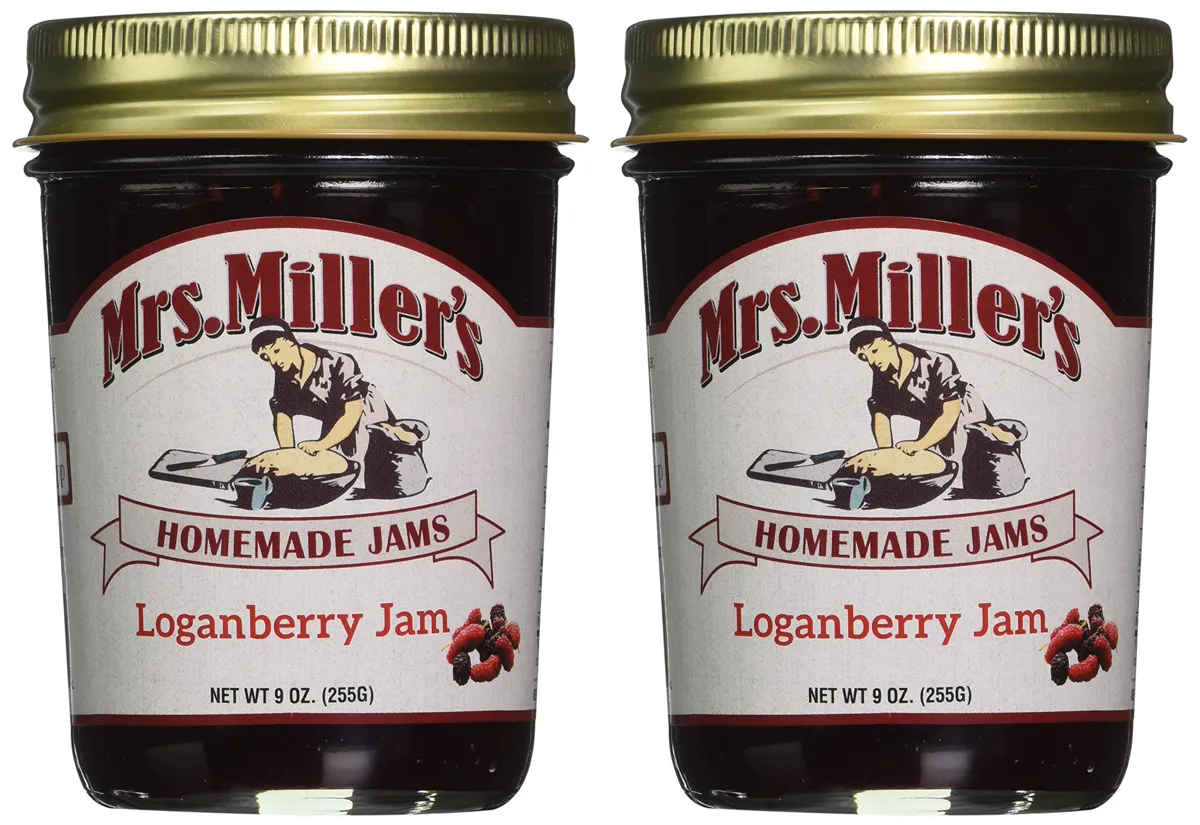 Mrs. Millers Варення з лоґанберрі (амішське) ~ 2/9 унції банка