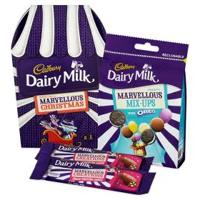Cadbury молочний молоко Чудесні творіння новорічна упаковка