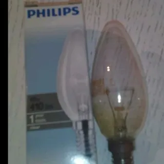 Philips B35 40W E14 Clear Bulb — photo 3