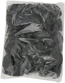 Haribo Gummy Candies, Black Licorice Wheels, 5 lb Bag — photo 2