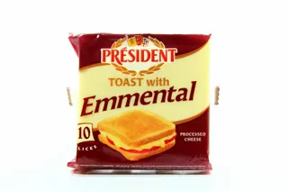 President Emmental Processed Toast Cheese 40% 200g — photo 4