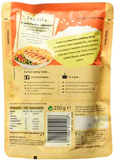 Uncle Bens Special Golden Vegetable Microwave Rice — photo 4