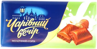 Volshebny Vecher milk dessert chocolate with nuts 85g — photo 6