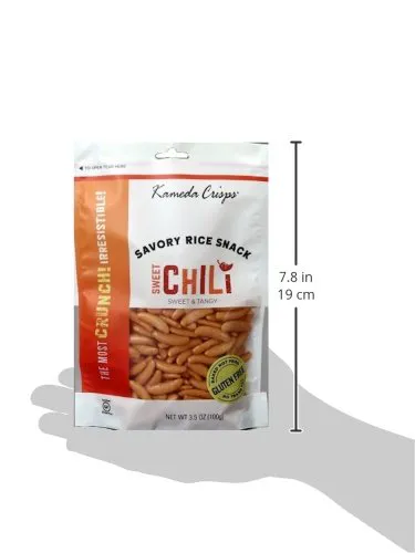 Kameda Crisps чіпси без арахісу, солодкий перець, 3,5 унції (упаковка 12 шт.)