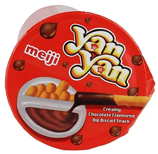 Meiji YAN YAN Chocolate Cream Biscuit 50g — photo 3