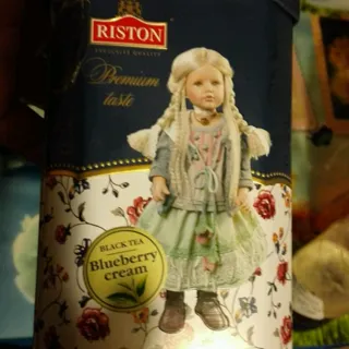 Riston Charlotte Black Tea with Blueberry and Cream Flavor 125g tin — photo 4