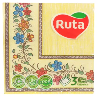 Ruta Art Ethnic Decor Paper Napkins 3-ply 33x33cm 18pcs — photo 2