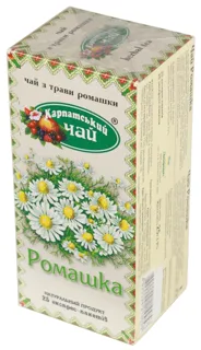Karpatskyi Chai Chamomile Tea 25 bags cardboard box — photo 2