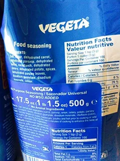 Vegeta, premium seasoning, no MSG, 17.5oz (500g) bag — photo 6