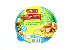 Mivina homemade noodles pork flavor cup 110g — photo 4