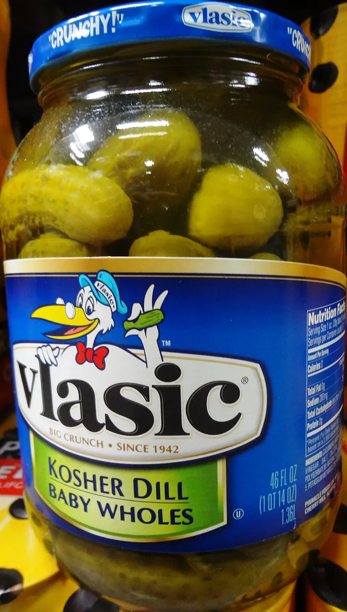 Vlasic Кошерні дитячі соління з кропом, 46 жидких унцій