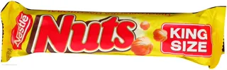 Nuts King Size chocolate bar with whole hazelnuts 65g — photo 2