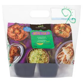 ASDA Chicken Korma & Jalfrezi Meal for 2