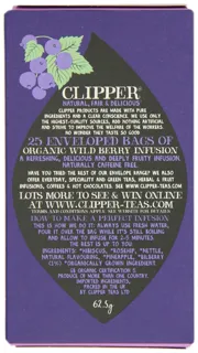 Clipper Organic Forest Berry Infusion 25 bags 62.5g (pack of 6) — photo 11