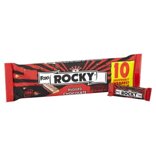 Fox's Rocky Strong Chocolate 10 Individually Wrapped Bars — photo 3