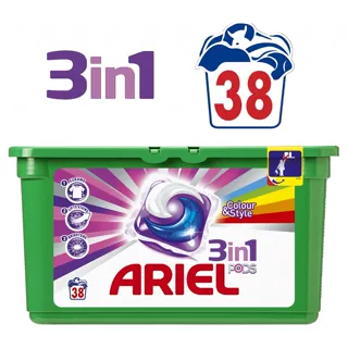 Ariel 3in1 Color & Style Washing Capsules 38 — photo 11
