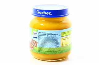 Gerber Apple and Pumpkin Puree Without Starch and Sugar for Children from 5 Months Glass Jar 130g — photo 8