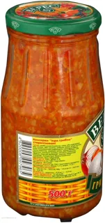 Veres Mushroom Caviar Glass Jar 500g — photo 2