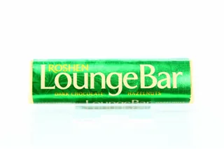 Roshen LoungeBar dark chocolate bar with hazelnut praline filling 45g — photo 4