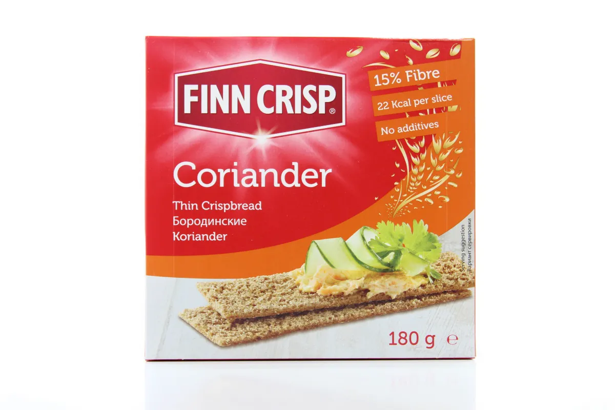 Finn Crisp Borodinsky Crispbread with Coriander 180g