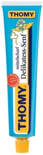 Thomy Delikatess Medium Hot Mustard 200 ml — photo 3