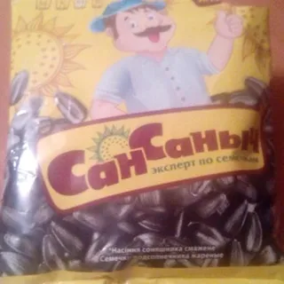 San Sanych roasted sunflower seeds flow pack 80g — photo 3