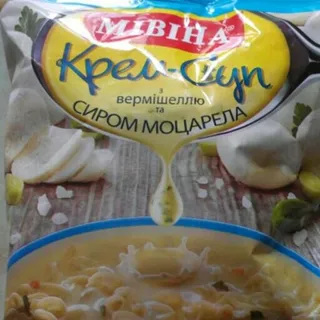 Mivina cream soup with vermicelli and mozzarella cheese 57.5g — photo 3