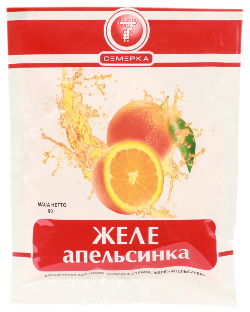 Semerka Orange Jelly 90g pack