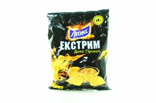 Liuks Extreme Wild Mustard Flavor Chips 140g — photo 2
