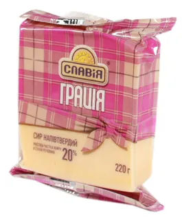 Slavia Gracia Cheese 20% 220g — photo 2